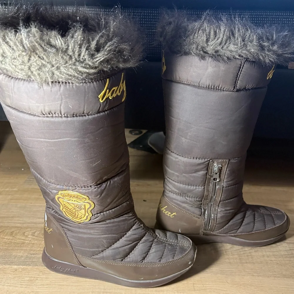 Baby Phat Dark Brown Winter Boots - Picture 2 of 10
